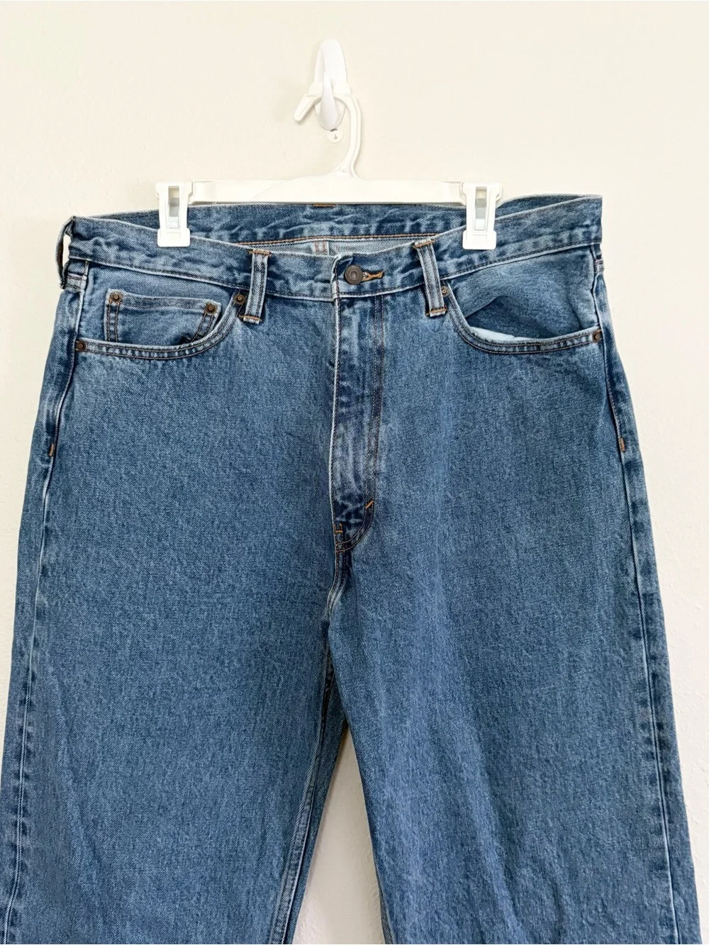 Levis Skateboarding Baggy Fit Denim Jeans Light Wash Mens Baggy 90s Sz 36x30